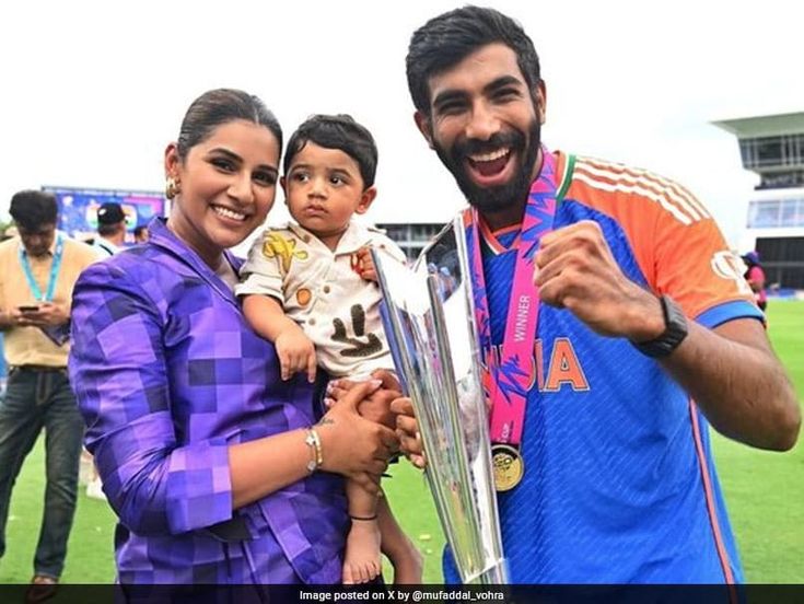 Jasprit Bumrah and his family